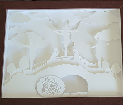 Lighted Shadow box