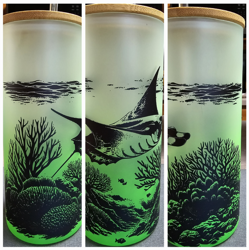 20 oz Sublimation Glass Tumbler