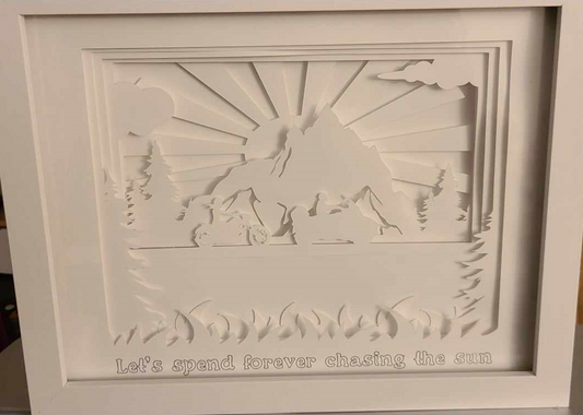 Lighted Shadow box