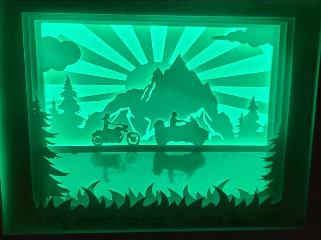 Lighted Shadow box